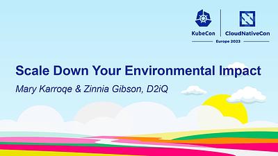 Scale Down Your Environmental Impact