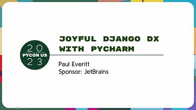 Joyful Django DX with PyCharm