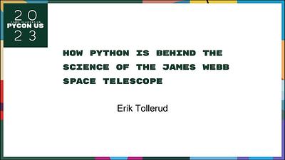 How Python is Behind the Science of the James Webb Space Telescope