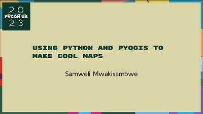 Using Python and PyQgis to make cool maps