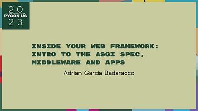 Inside Your Web Framework: Intro to the ASGI Spec, Middleware and Apps