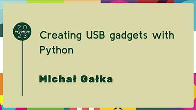 Creating USB gadgets with Python