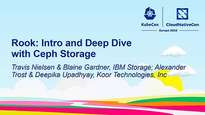 Rook: Intro and Deep Dive with Ceph Storage