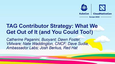 TAG Contributor Strategy: What We Get Out of It (and You Could Too!)