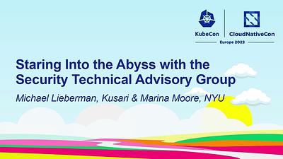 Staring Into the Abyss with the Security Technical Advisory Group