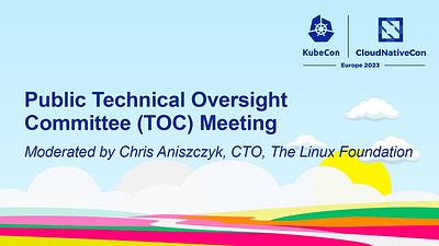 Public Technical Oversight Committee (TOC) Meeting