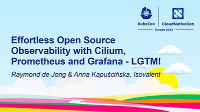 Effortless Open Source Observability with Cilium, Prometheus and Grafana